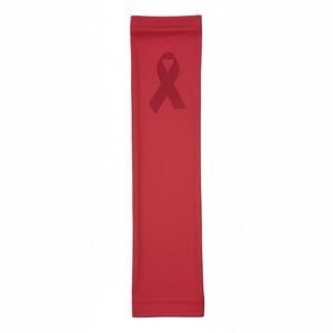 Youth Pink Breast Cancer Awareness Compression sports arm sleeve. Youth L